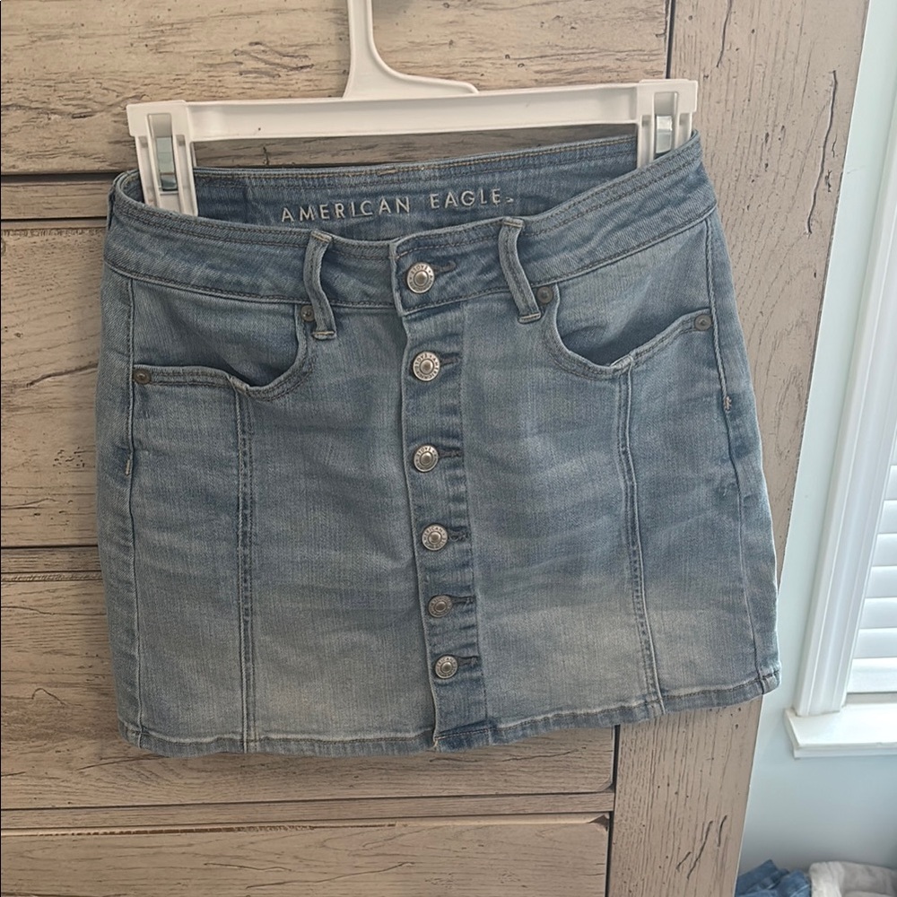 American Eagle Outfitters Blue Denim Skirt